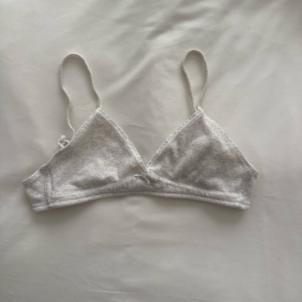 Brandy Melville Light Gray Bralette